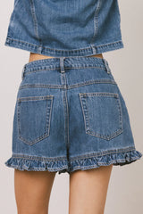 Sasha Ruffled Shorts FINAL SALE