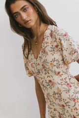 Ainsley Floral Midi Dress FINAL SALE