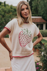 Chloe Embroidered Sweater Tee