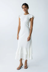 Mateo Floral Maxi Dress in Ivory