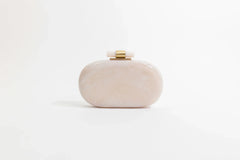 Ethereal Capsule Clutch Pearl