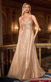 ANGELA GOWN A LINE BEADED DRESS