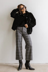 Fisher Plaid Wide Leg Pants FINAL SALE
