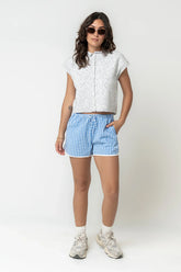 Percey Knit Cardigan in Grey