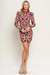 BASK IN LOVE SWEATER MINI DRESS FINAL SALE