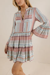 Striped Textured Mini Dress FINAL SALE