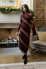Misha Mesh Maxi Dress