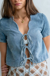 Randy Scalloped Top