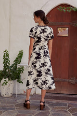 Arian Floral Midi Dress FINAL SALE