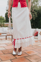 Harlow Embroidered Maxi Skirt