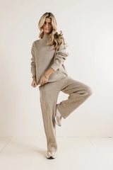 Jaya Knit Pants in Sand FINAL SALE