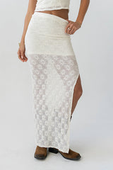Briana Sheer Maxi Skirt