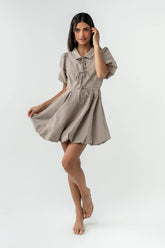 Marta Striped Bubble Dress