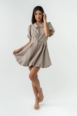 Marta Striped Bubble Dress