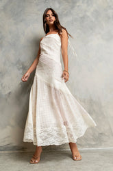 Jones Mixed Media Maxi Dress