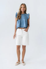 Kenna Pleated Blouse