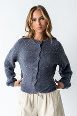 Sophie Knit Cardigan in Navy FINAL SALE