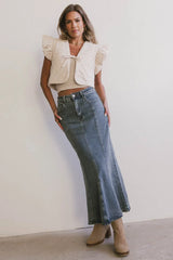 Azzy Denim Mermaid Skirt FINAL SALE