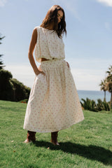 Tyla Cherry Midi Skirt