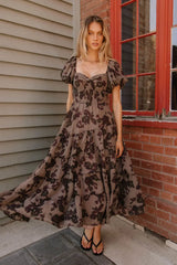 Robbie Floral Midi Dress FINAL SALE
