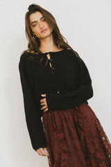 Cabbet Cardigan in Black FINAL SALE