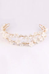 White Flowers Bridal Headpieces