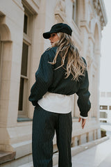 Valeria Striped Bomber Jacket FINAL SALE