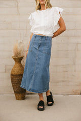Marina Denim Skirt FINAL SALE