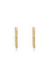 Spun Strands Hoop Earrings
