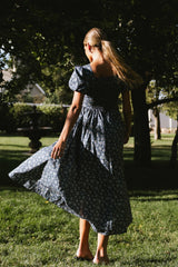 Baylor Floral Maxi Dress in Blue FINAL SALE
