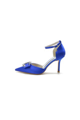 Buckle Strap Pointed Toe High Heels