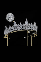 Silver Zirconia Bridal Tiara