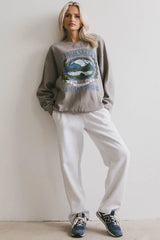Mount Rainier Crewneck in Grey FINAL SALE