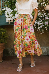 Cecily Floral Skirt FINAL SALE