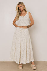 Eileen Floral Maxi Skirt FINAL SALE