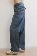 Sloan Baggy Denim in Dark Wash FINAL SALE