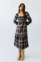 Harlow Plaid Maxi Dress FINAL SALE