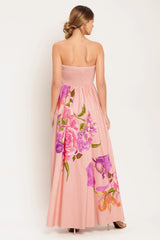ROSE SERENADE LIGHT PINK MAXI DRESS FINAL SALE