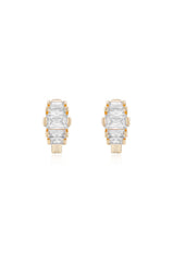 Crystal Diamond Shine Mini Hoop Earrings