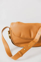 Rumble Vegan Leather Bag in Tan FINAL SALE