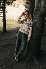 Kestrel Knit Overall in Moss FINAL SALE