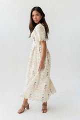 Aurelia Smocked Floral Midi Dress