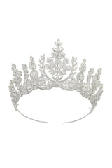 Silver Crystal Princess Crown