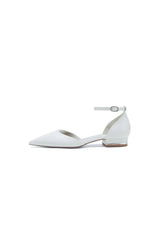 Simple Ankle Strap Buckle Kitten Heels