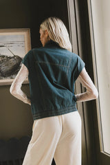 Larkin Denim Vest FINAL SALE