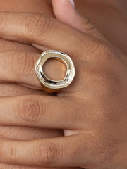 Open Circle Statement Ring