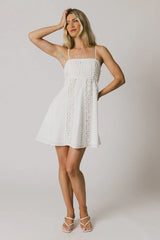 Valarie Embroidered Mini Dress FINAL SALE