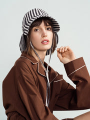 Stripe Tulip Bucket Hat