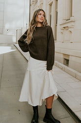 Everly Satin Midi Skirt FINAL SALE