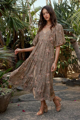 Maribel Dress in Olive FINAL SALE